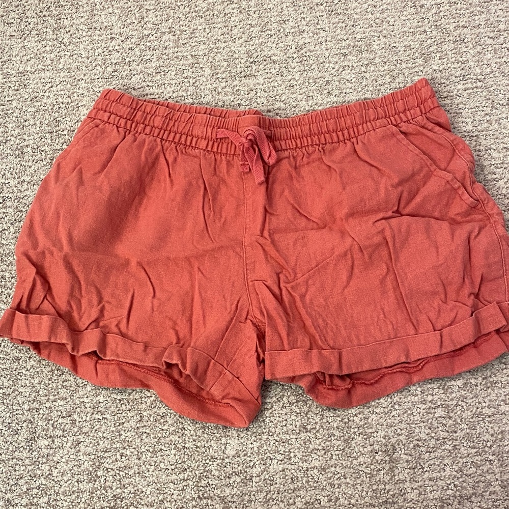Women's Casual Red Shorts Old Navy Size Medium M